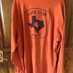Carhartt Orange Loose Fit Shirt Lonestar Texas Shirt